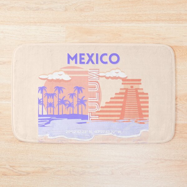Item preview, Tulum, Travel Art, Retro Art designed and sold by Magic Love Art Print.