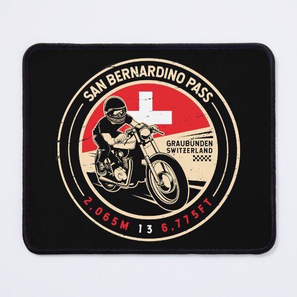 Item preview, San Bernardino Pass | Switzerland | Motorcycle designed and sold by KrisSidDesigns.