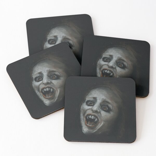 Item preview, Dark Gothic Art Black Vampire Girl Creepy Cute Drawing designed and sold by Dariia Zhyrova.