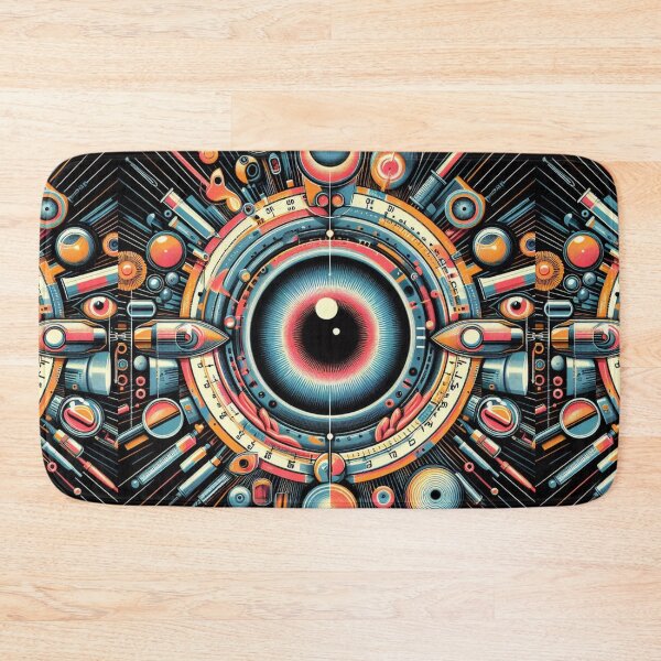 Item preview, Colorful Abstract black blue eye Ophthalmology,brafdesign  designed and sold by Brafdesign.