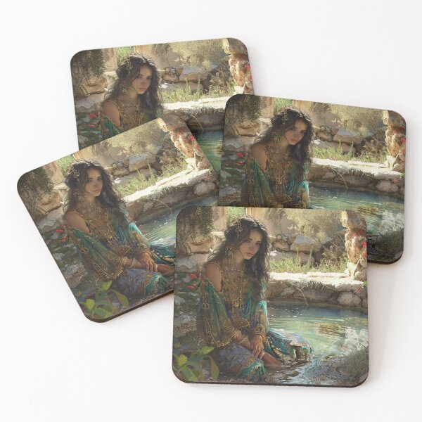 Item preview, Water Priestess at the Ancient Spring designed and sold by AndreaMart.