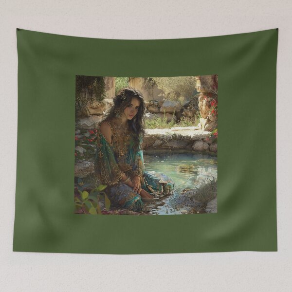 Item preview, Water Priestess at the Ancient Spring designed and sold by AndreaMart.