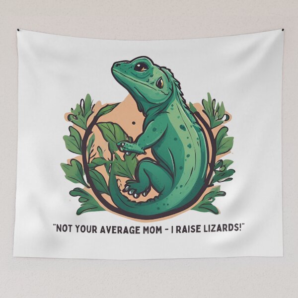 Item preview, "Not Your Average Mom - I Raise Lizards!": Lizard Mom designed and sold by FitEnvy.