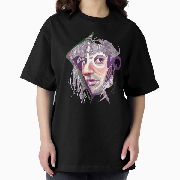 Portrait contemporain digital T-shirt oversize