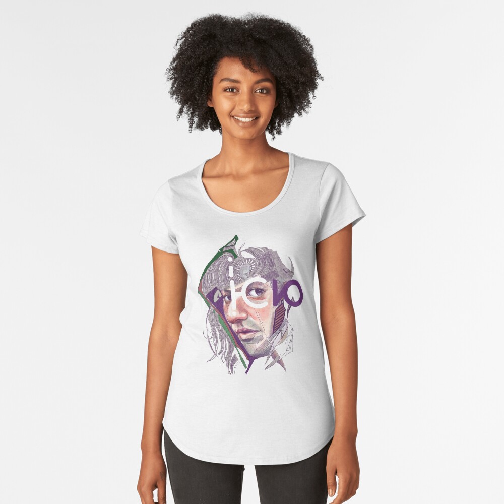 Aperçu de l'œuvre T-shirt premium échancré créée et vendue par Aldarane.