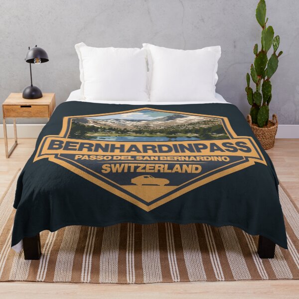 Item preview, Bernhardinpass Switzerland Travel Art Badge designed and sold by KrisSidDesigns.