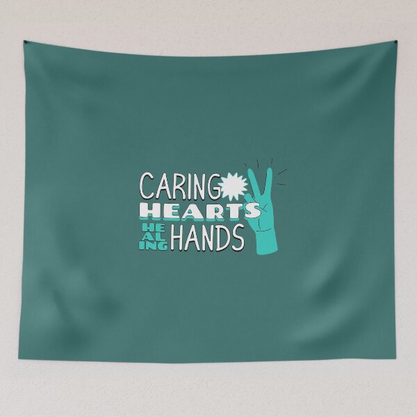 Item preview, Caring hearts, healing hands - Nurse Daily designed and sold by CROWNLIGHT.