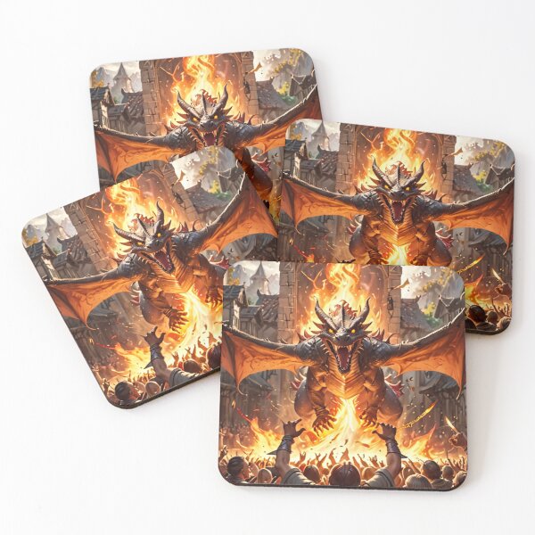 Item preview, Dragon Attack designed and sold by NerdscapeDC.