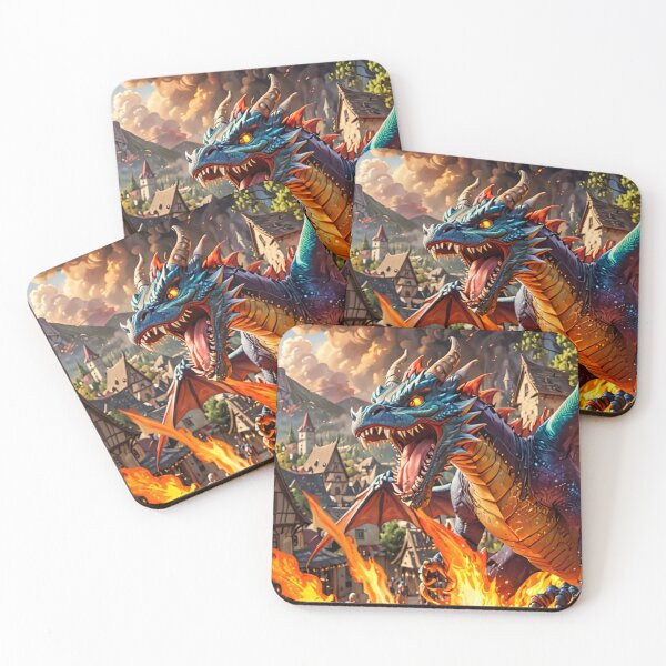 Item preview, Dragon Attack designed and sold by NerdscapeDC.