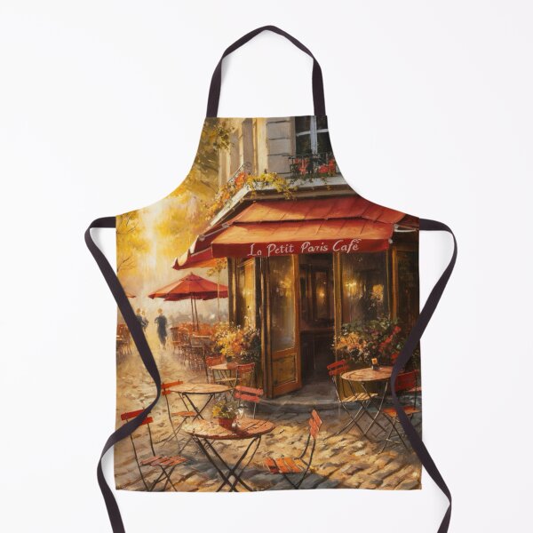 Artikelvorschau, „Paris Cafe“ | Bezauberndes Aquarell „Petite Paris Cafe“. Von Carraann entworfen und verkauft von CARRAANN.