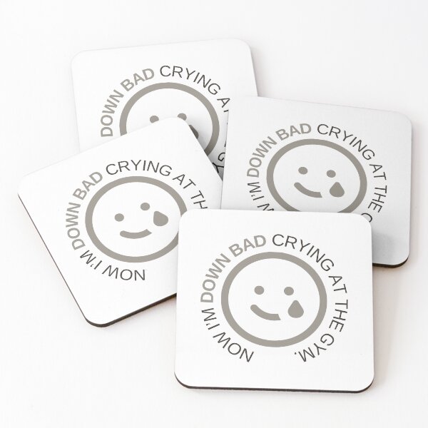 Item preview, Now I'm Down Bad Crying At The Gym (Down Bad - TTPD Unofficial Merch) designed and sold by MsGraphicaIllus.