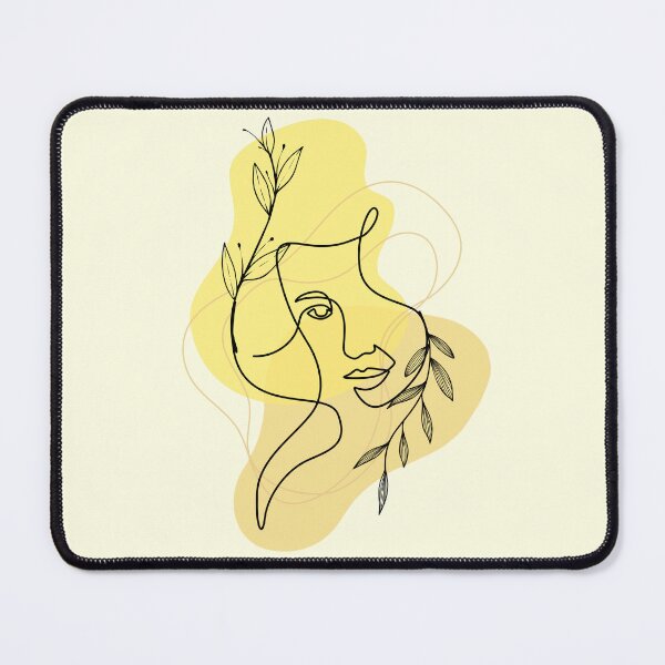 Item preview, One line face yellow colour designed and sold by Marciolinioario.
