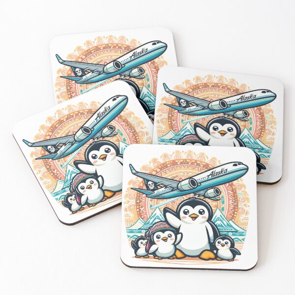 Item preview,  Alaska airlines with penguins designed and sold by Expressions-Sel.