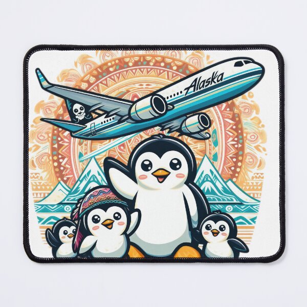 Item preview, Alaska airlines with penguins designed and sold by Expressions-Sel.