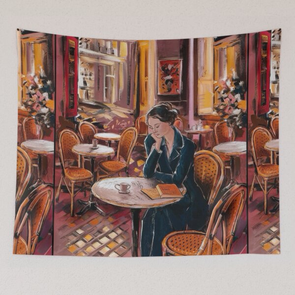 Item preview, Paris Cafe…..Mixed Media Art by Carraann designed and sold by CARRAANN.