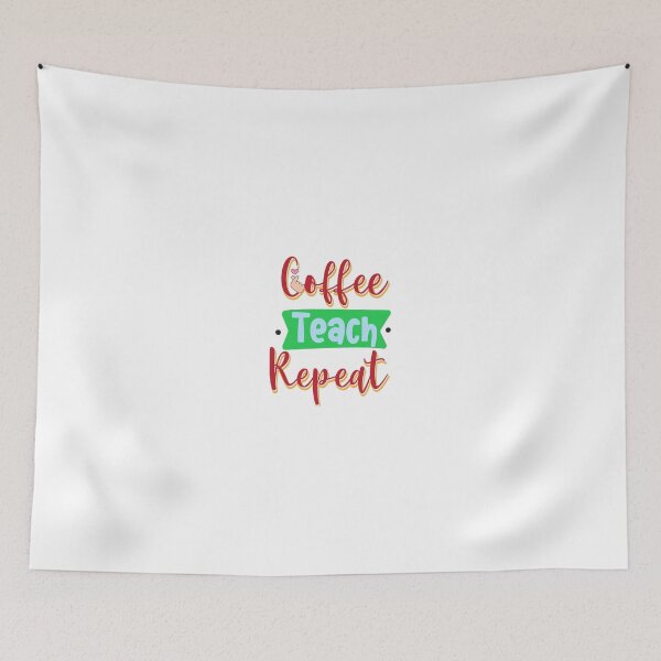 Item preview, Coffee teach repeat designed and sold by Einsteinshop.