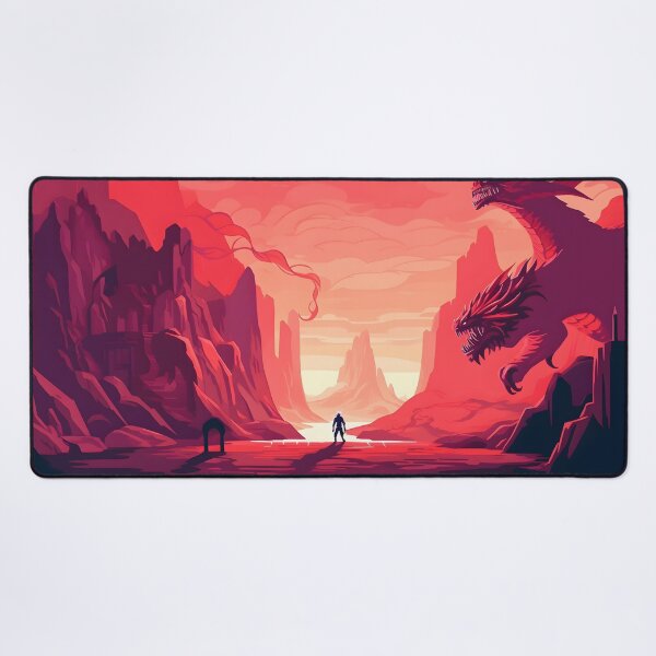 Item preview, Dungeons and Dragons Deskmat | Aesthetic mousepad, desk pad, desk mat, desk mouse pad, desk mat gaming, large xxl mouse mouse mat pad, gaming mouse pad designed and sold by roundedbunny.