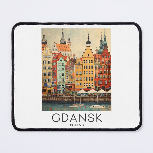 Item preview, A Pop Art Travel Print of Gdansk - Poland designed and sold by StudioRedKoala.