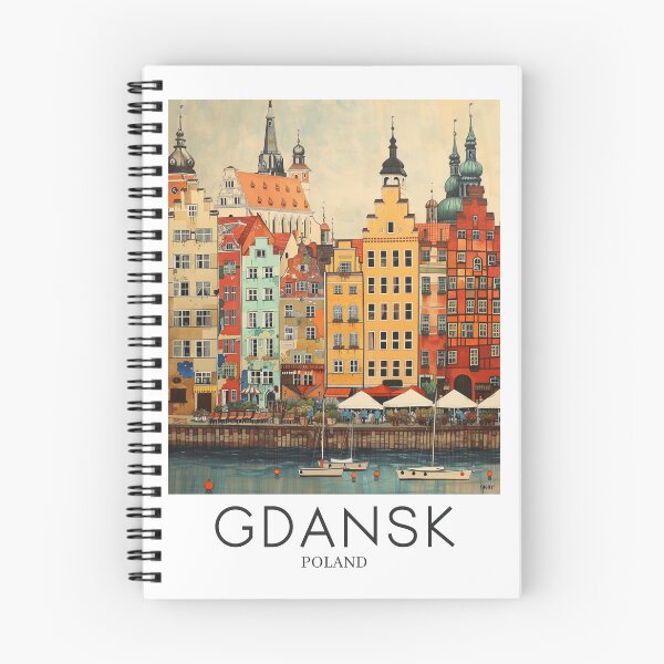Item preview, A Pop Art Travel Print of Gdansk - Poland designed and sold by StudioRedKoala.