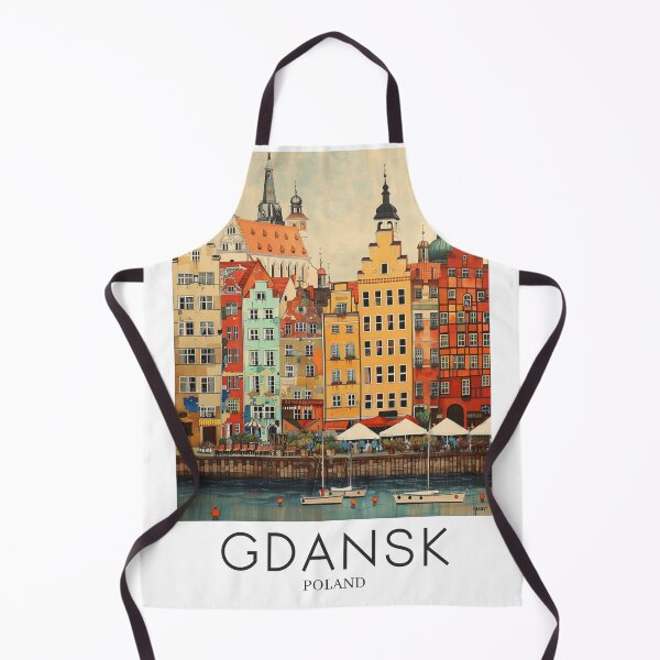 Item preview, A Pop Art Travel Print of Gdansk - Poland designed and sold by StudioRedKoala.