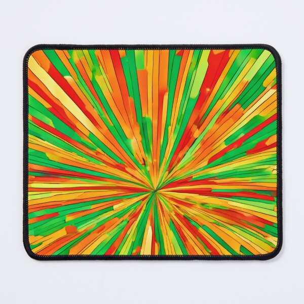 Item preview, Warm Tone Burst: Orange, Yellow, Red, Green designed and sold by Health And Fitness Posts e-Store.