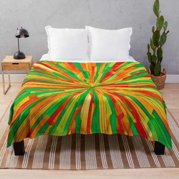 Item preview, Warm Tone Burst: Orange, Yellow, Red, Green designed and sold by Health And Fitness Posts e-Store.