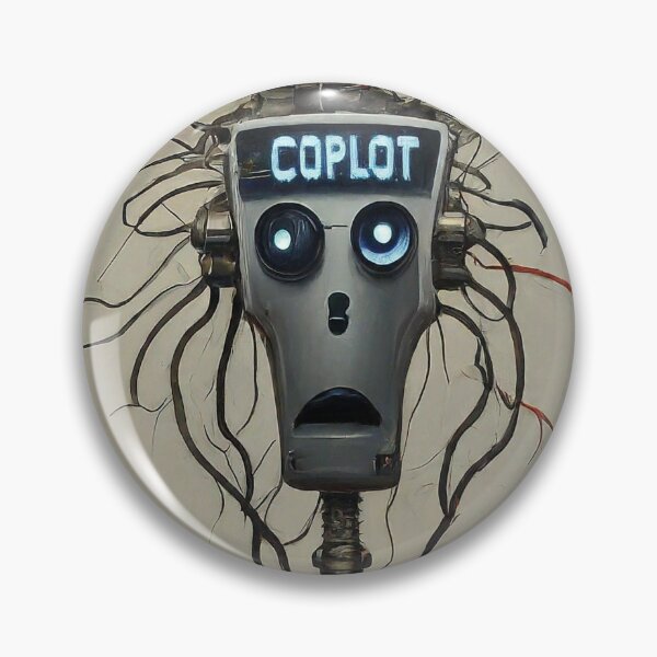 Item preview, AI Failure MS Copilot Robot Error designed and sold by wildstallions.