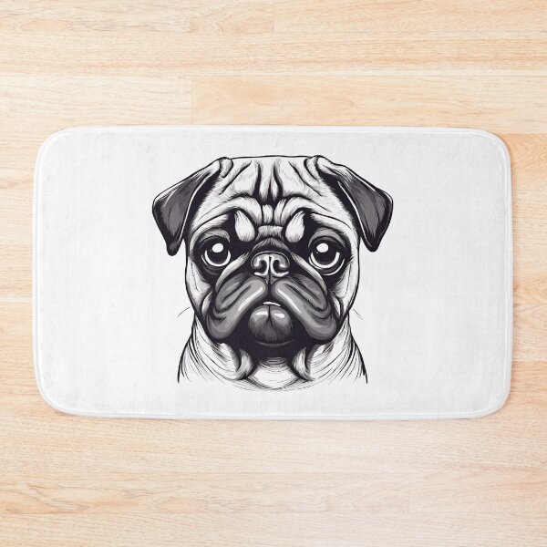 Item preview, Hilarious Pug Dog Character 3 designed and sold by Tom-Johnson.