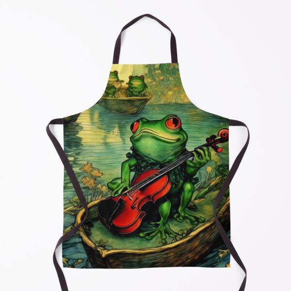 Item preview, Happy Frogs and Violins designed and sold by TheDarkWardrobe.