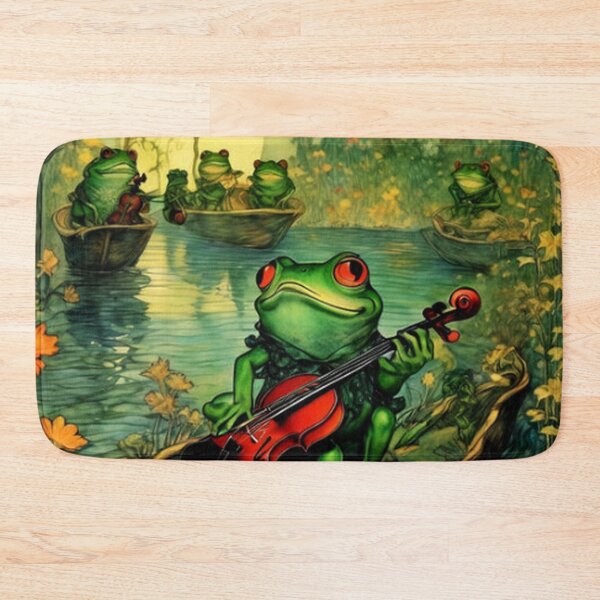 Item preview, Happy Frogs and Violins designed and sold by TheDarkWardrobe.