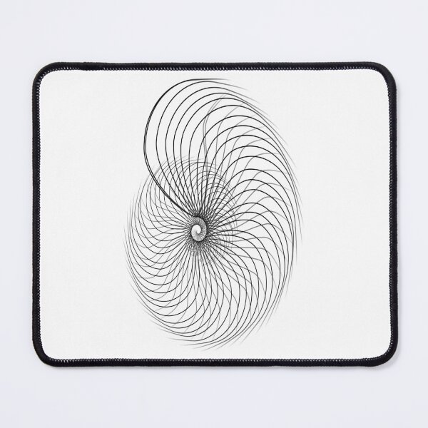 Item preview, Sea shell spiral shell black and white curve design designed and sold by santoshputhran.
