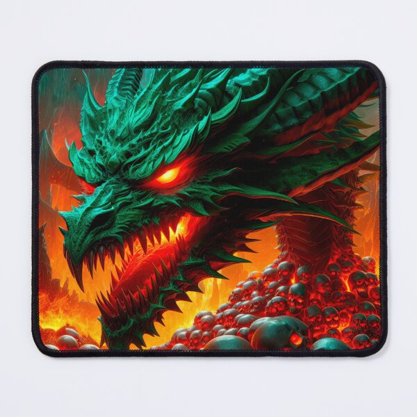 Item preview, dragon on skulls designed and sold by adiel14.