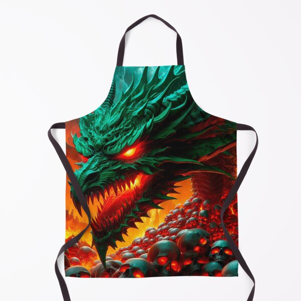Item preview, dragon on skulls designed and sold by adiel14.