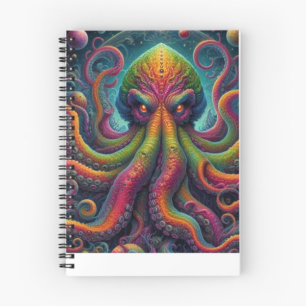 Item preview, Cosmic Cephalopod: Psychedelic Space Octopus Digital Art Pack designed and sold by ThingStore.