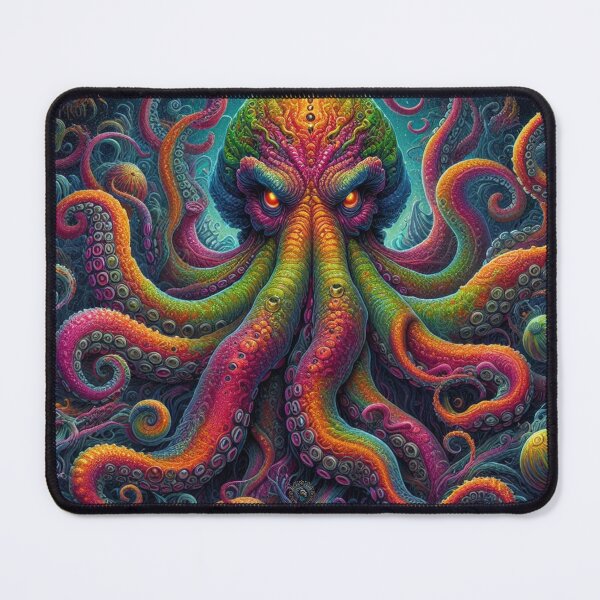 Item preview, Cosmic Cephalopod: Psychedelic Space Octopus Digital Art Pack designed and sold by ThingStore.
