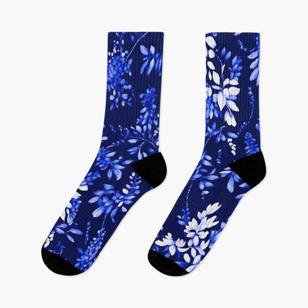Item preview, Indigo Wisteria Midnight Florals Design 3 designed and sold by Tom-Johnson.
