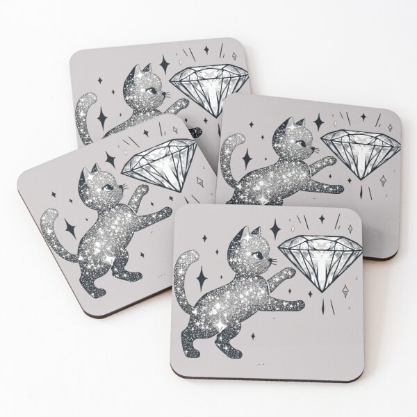 Item preview, Diamonds are a Kittens Best Friend Shine Bright designed and sold by JediKittenWars.