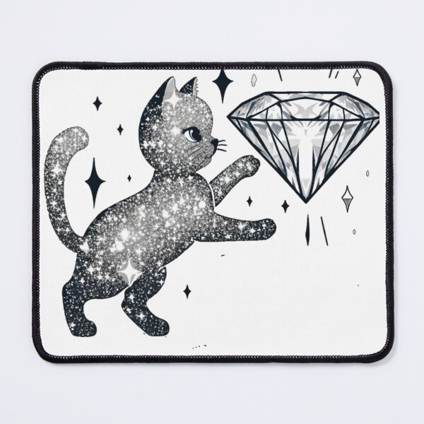 Item preview, Diamonds are a Kittens Best Friend Shine Bright designed and sold by JediKittenWars.