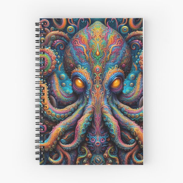 Item preview, Cosmic Cephalopod: Psychedelic Space Octopus Digital Art Pack designed and sold by ThingStore.