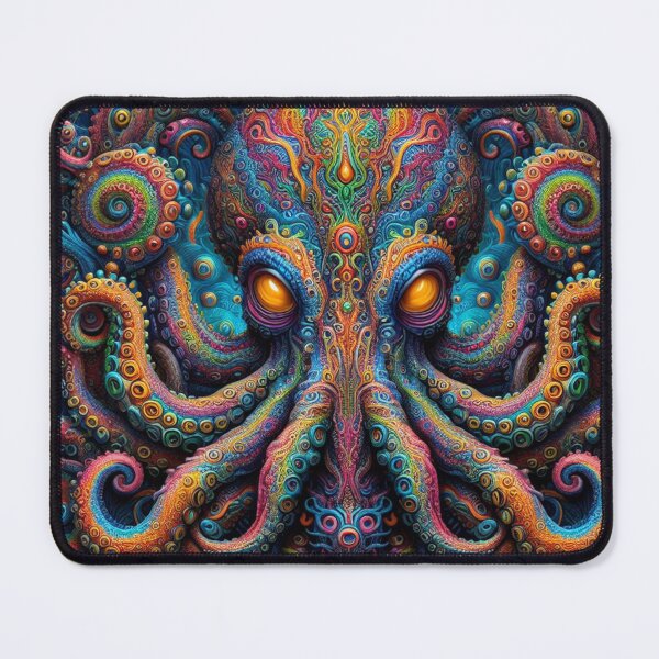 Item preview, Cosmic Cephalopod: Psychedelic Space Octopus Digital Art Pack designed and sold by ThingStore.
