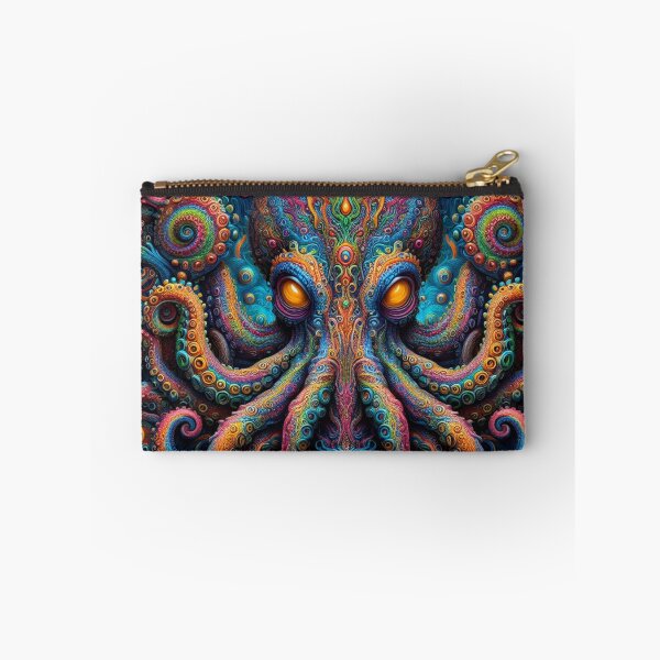 Item preview, Cosmic Cephalopod: Psychedelic Space Octopus Digital Art Pack designed and sold by ThingStore.
