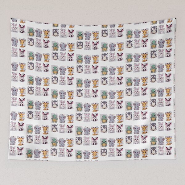 Item preview, Cute animals sticker set designed and sold by catcraftss.