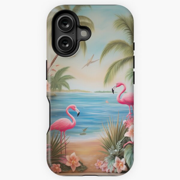 Artikel-Vorschau von "Tropisches Paradies" Geschenk für Flamingo Vogelliebhaber, designt und verkauft von Chic Smart co..