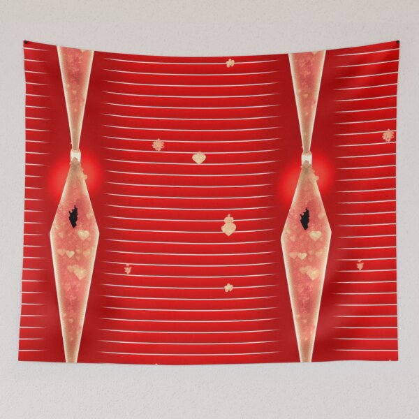 Item preview, Christmas Red Keyhole Shape designed and sold by Andy Merz.