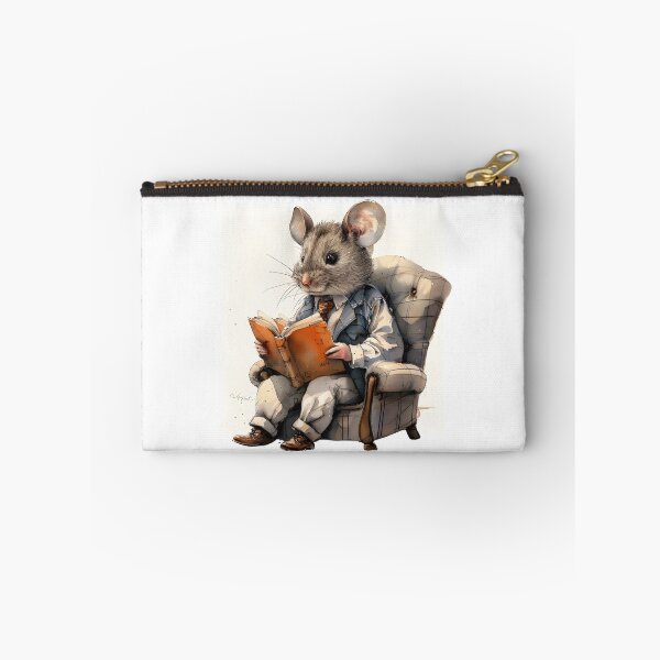 Item preview, Mouse Sitting of Sofa Reading Book designed and sold by DiventCreations.
