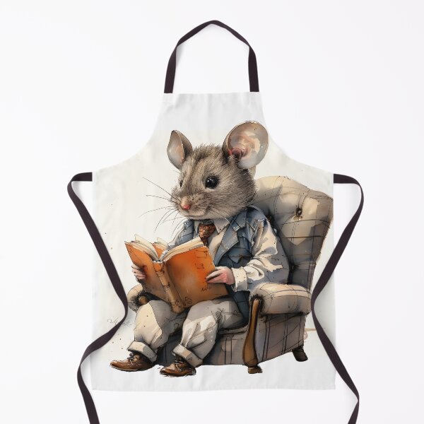 Item preview, Mouse Sitting of Sofa Reading Book designed and sold by DiventCreations.