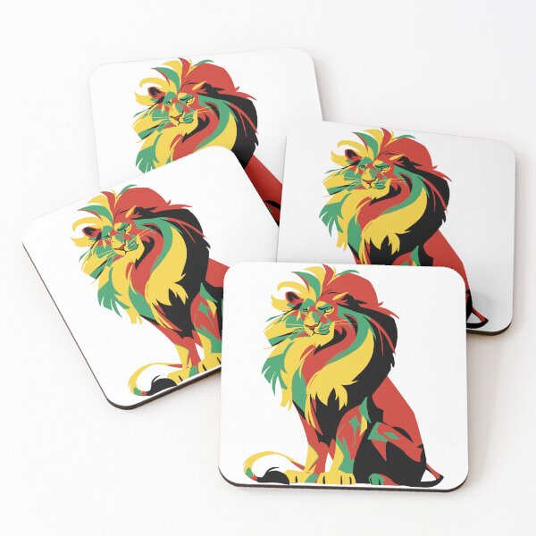 Item preview, Reggae lion wild cat big cat Jamaica lion  designed and sold by DrawHandArt.
