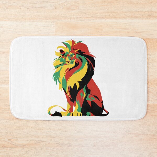 Item preview, Reggae lion wild cat big cat Jamaica lion  designed and sold by DrawHandArt.