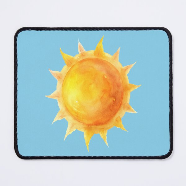 Item preview, Brushed Watercolor Painted Sun designed and sold by Pickmash.