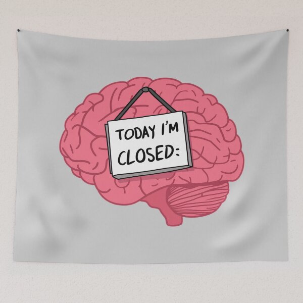 Item preview, Brain - Today I'm Closed designed and sold by 123ks.